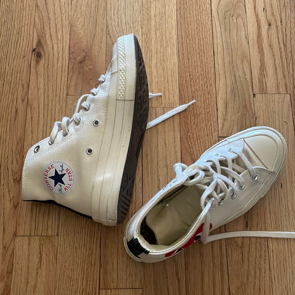 Cdg converse high top. Minor wear